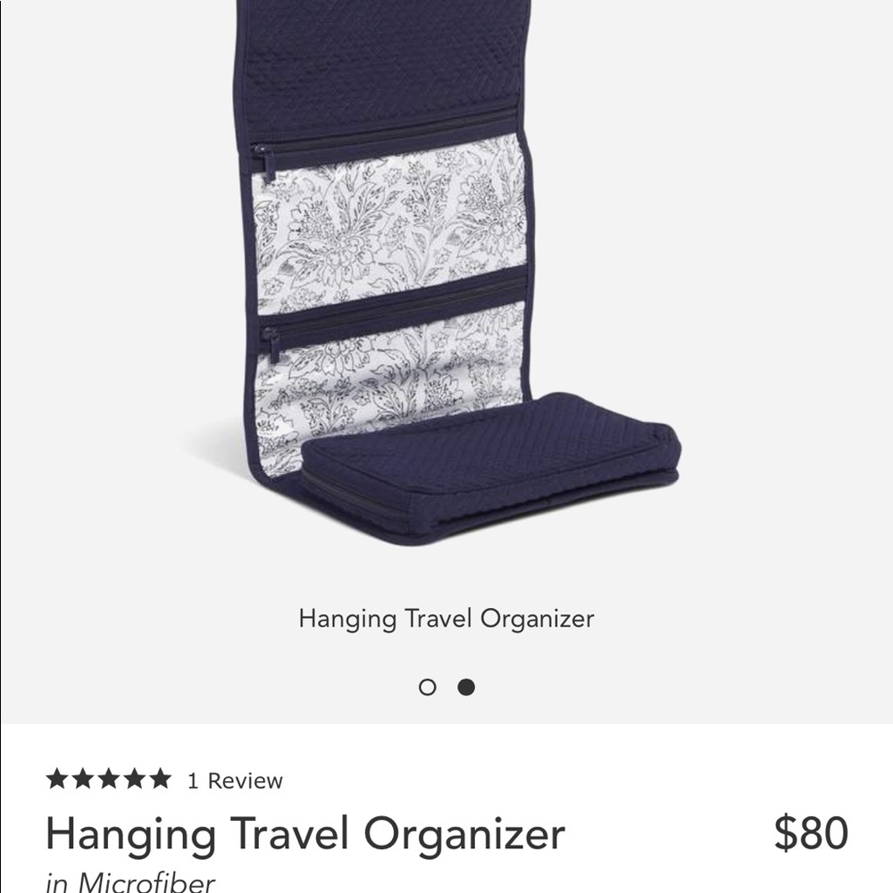 Vera Bradley Hanging Travel Organizer